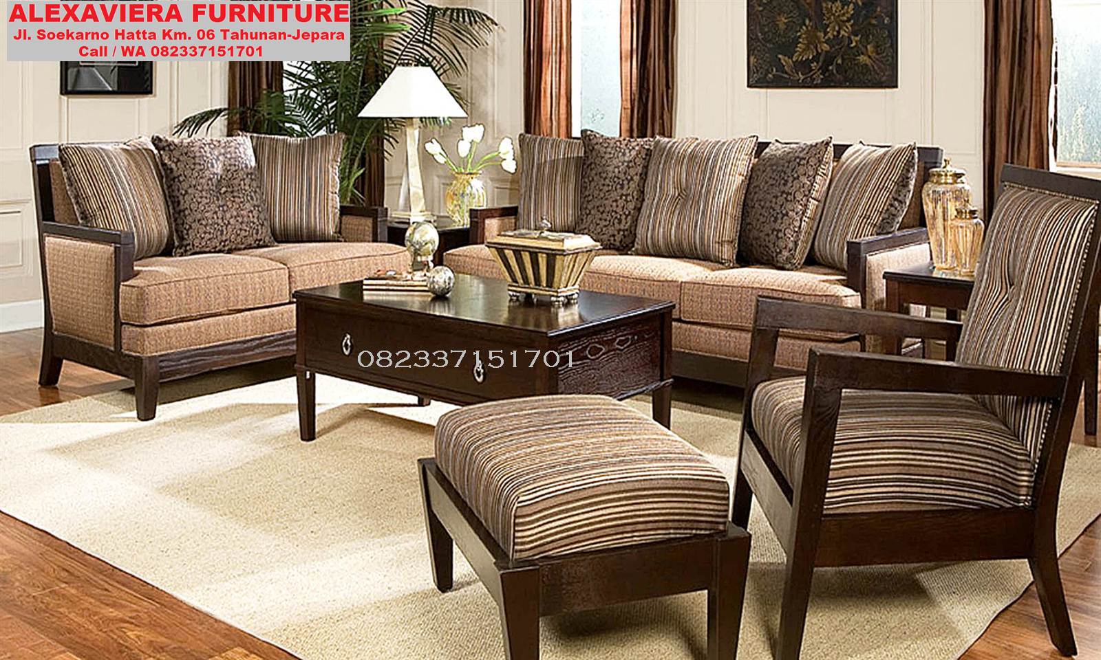Set Kursi Sofa Tamu Minimalis Terbaru Klasik Mewah KT 038 Harga
