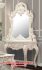 set meja konsul cermin model terbaru duco putih klasik mr-183