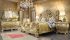 Bedroom set luxury elegant galmour gold duco Skt-348